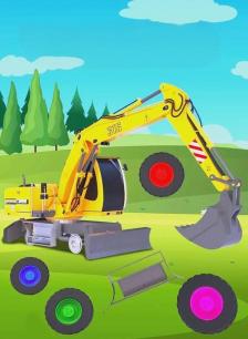 工程车挖机推土机封面图