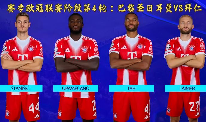 赛季欧冠联赛阶段第4轮：巴黎圣日耳曼VS拜仁封面图
