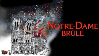 燃烧的巴黎圣母院封面图